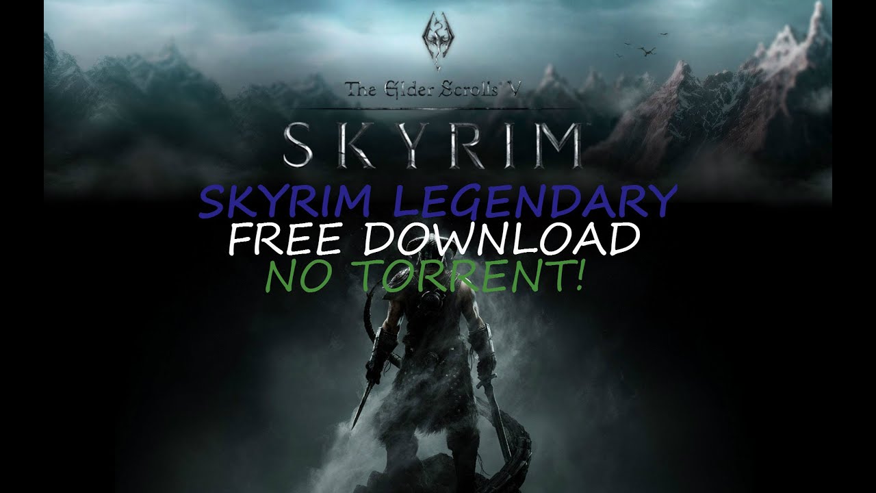 skyrim pc download free goty